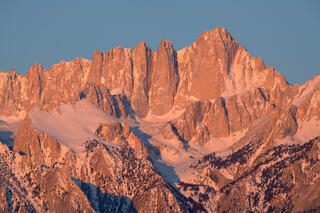 Winter Sunrise Mount Whitney