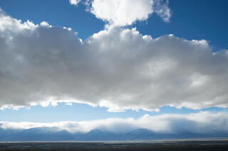 Cloud Bank Over Sierras