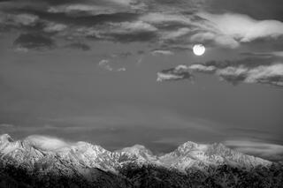 Eastern Sierra Pink Winter Sunrise