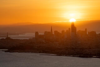 Sunrise Over Salesforce Tower