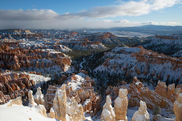 Winter Morning Canyon Views
