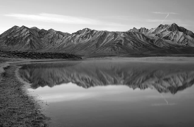 Sunrise Reflection of the Sierras