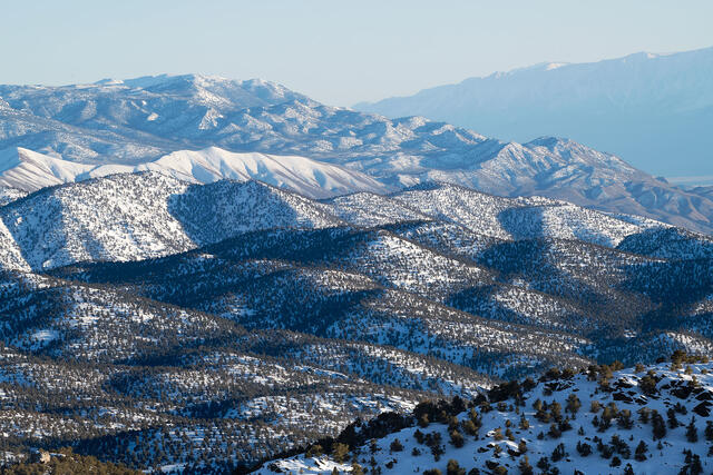 Inyo Range Winter Layers