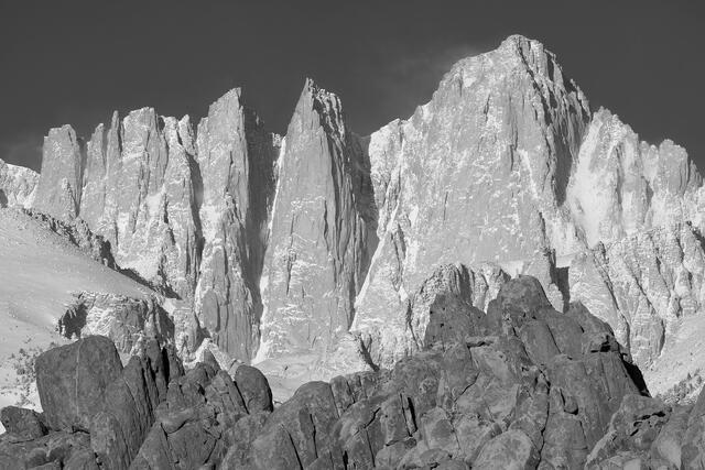 Mt Whitney East Face in Winter