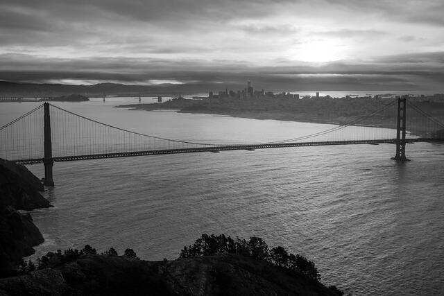 Warm Light Over the Bay