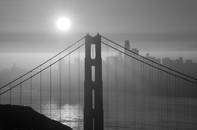 Marin Headlands Golden Sunrise