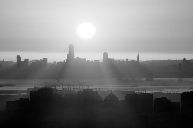 Setting Sun Over Sf